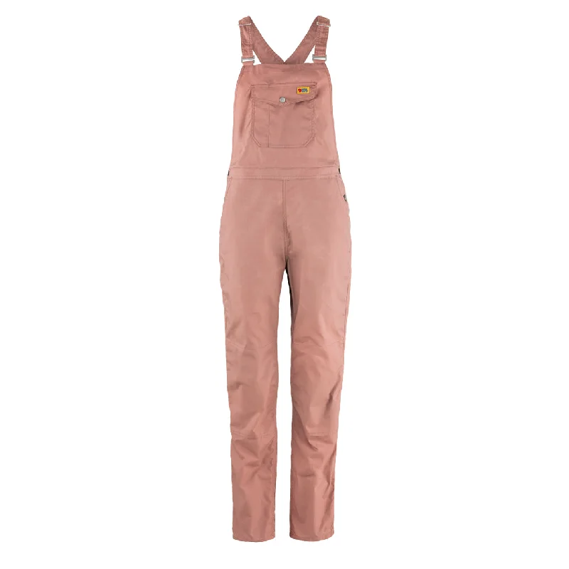 Save Big Fjallraven Womens Vardag Dungaree Trousers Dusty Rose