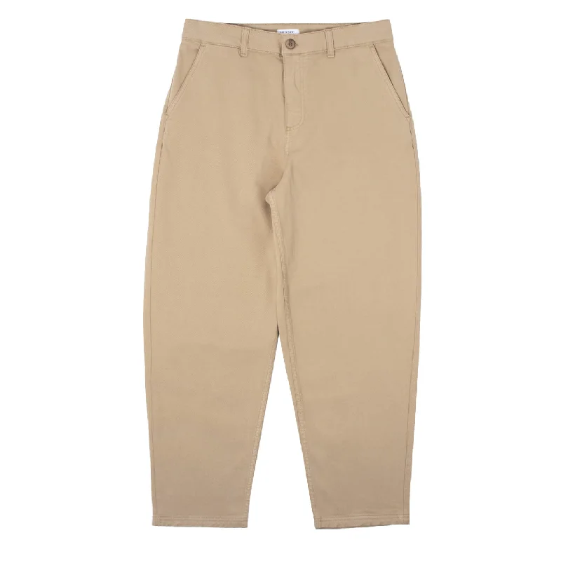 Premium Fashion Sunspel Womens Cotton Tapered Trousers Stone