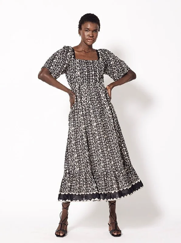 Fashion Forward Style Carissa Midi Dress in Paseo