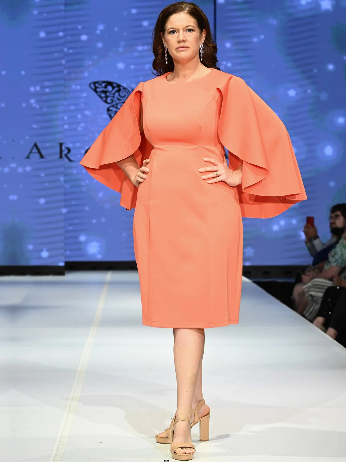 Fashion Forward Outfits Marc Defang 8157 Size 2 Orange Short Scuba Draped Sleeve Cocktail Interview Pageant Dress Evening Gown Fashion Forward Outfits Marc Defang 8157 Size 2 Orange Short Scuba Draped Sleeve Cocktail Interview Pageant Dress Evening Gown