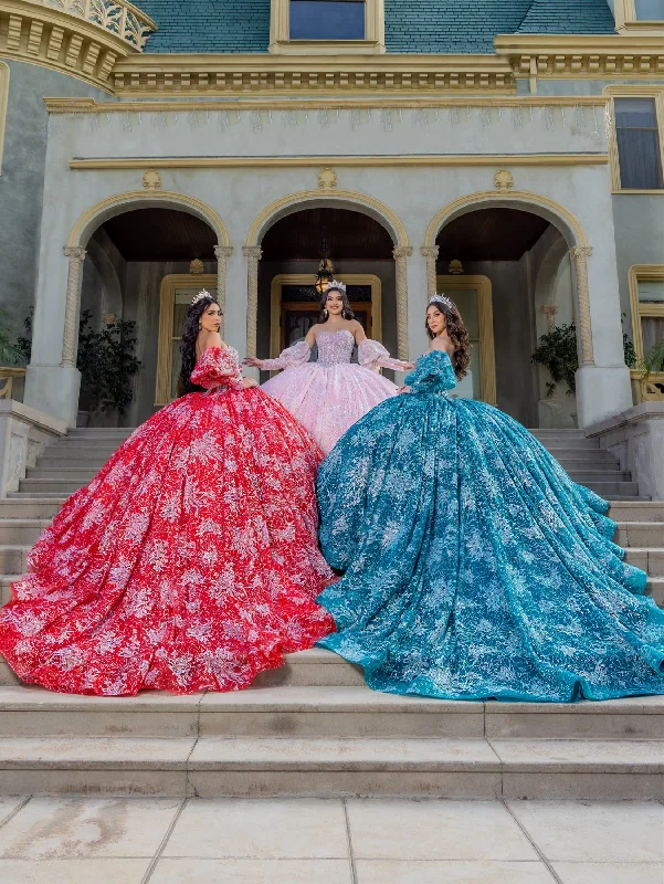 Must Haves Puff Sleeve Strapless Ball Gown by LizLuo Quince 26084