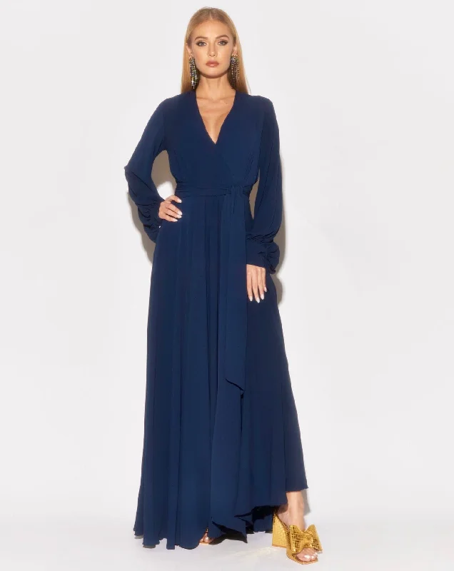 Fast Fashion Favorites LilyPad Maxi Dress - Navy