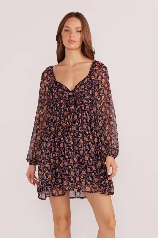 Designer Wear On Sale Regal Babydoll Mini Dress