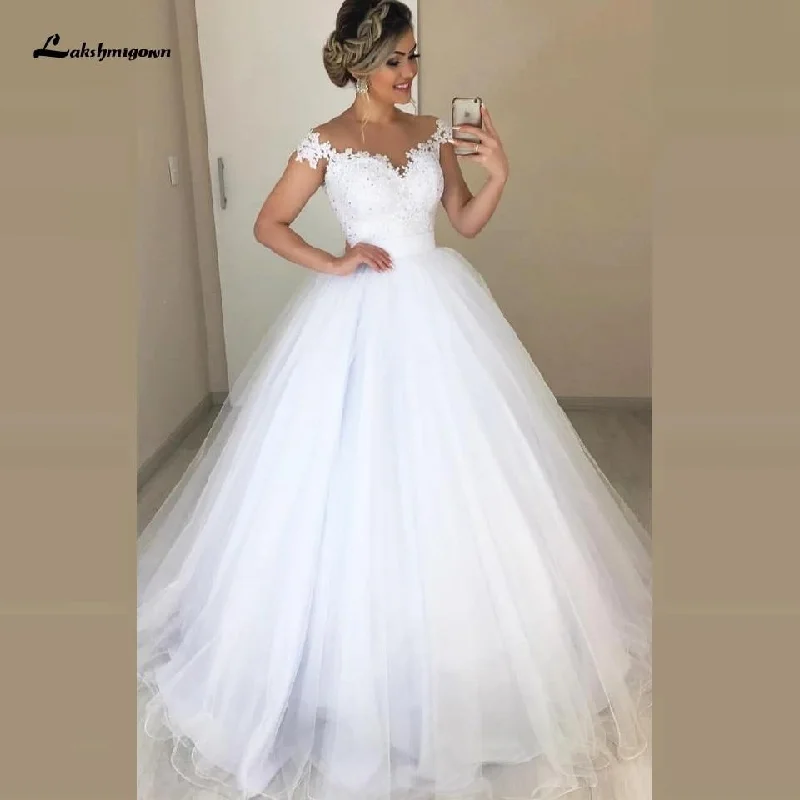Seasonal Picks Roycebridal African White Lace Garden Wedding Dresses Ball Gown Styles Seasonal Picks Roycebridal African White Lace Garden Wedding Dresses Ball Gown Styles