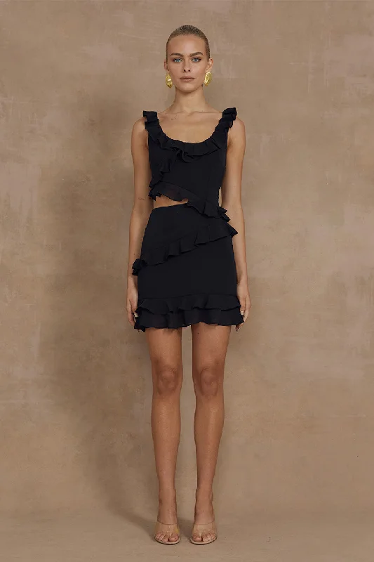 Limited Styles LEYLA MINI DRESS - BLACK