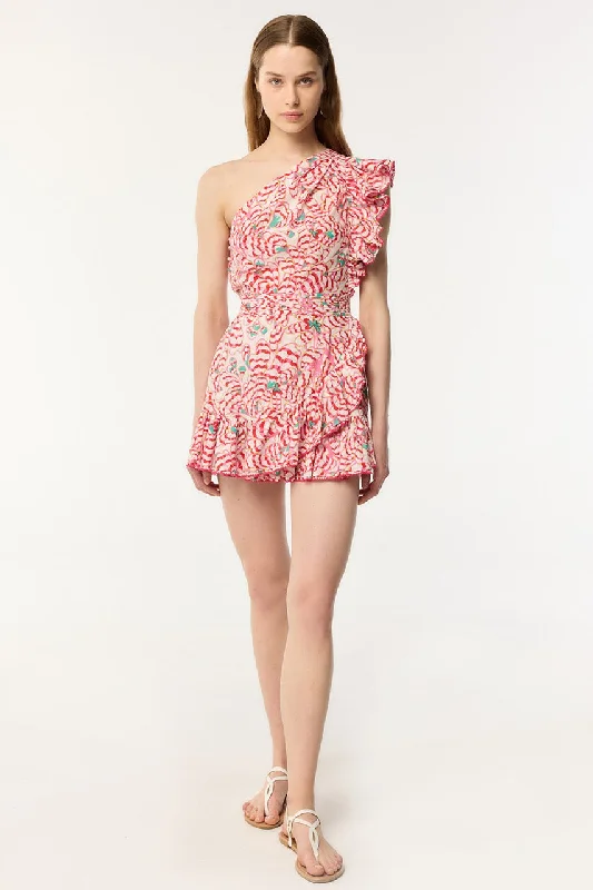 Fresh Styles, Fresh Deals Mini Dress Corinne - Pink Wings Flower