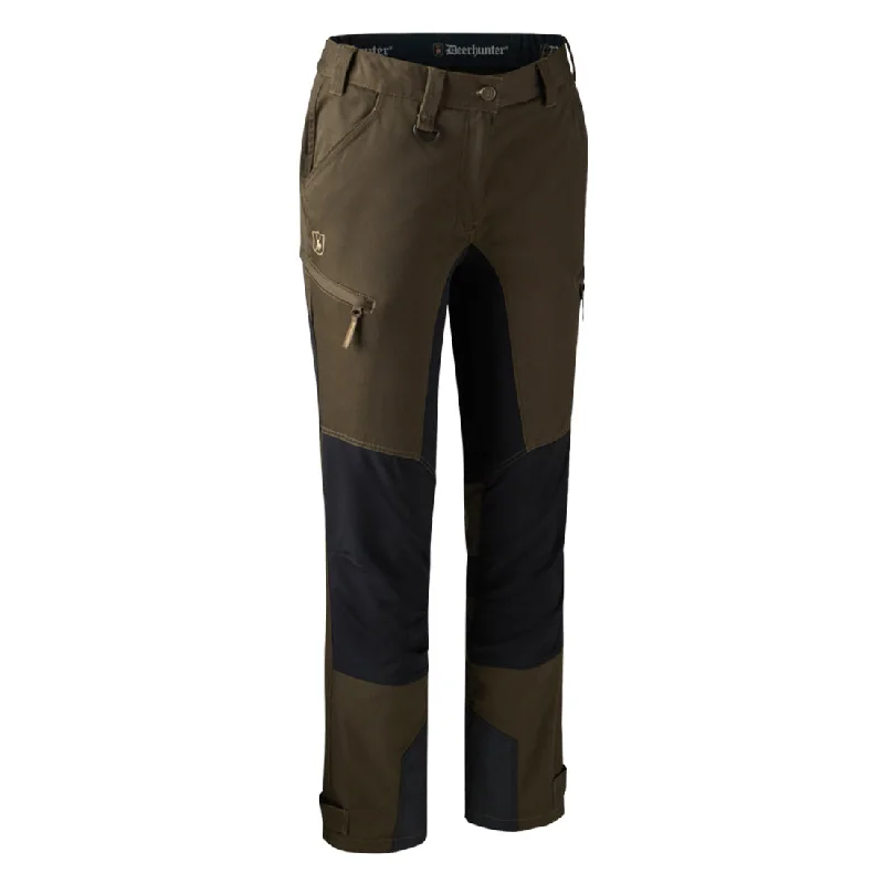 Chic Wardrobe Essentials Deerhunter Womens Roja Trousers Fallen Leaf