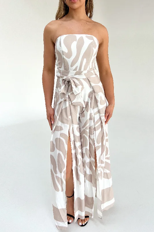 Fashion-Forward SOUMYA JUMPSUIT - LATTE