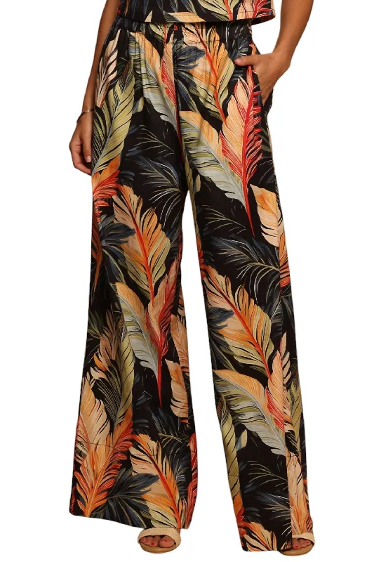 Fashion Forward Outfits Kaia Pants In Feathered Fronds