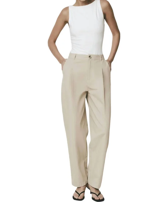 Wardrobe Refresh Maison Pants In Khaki