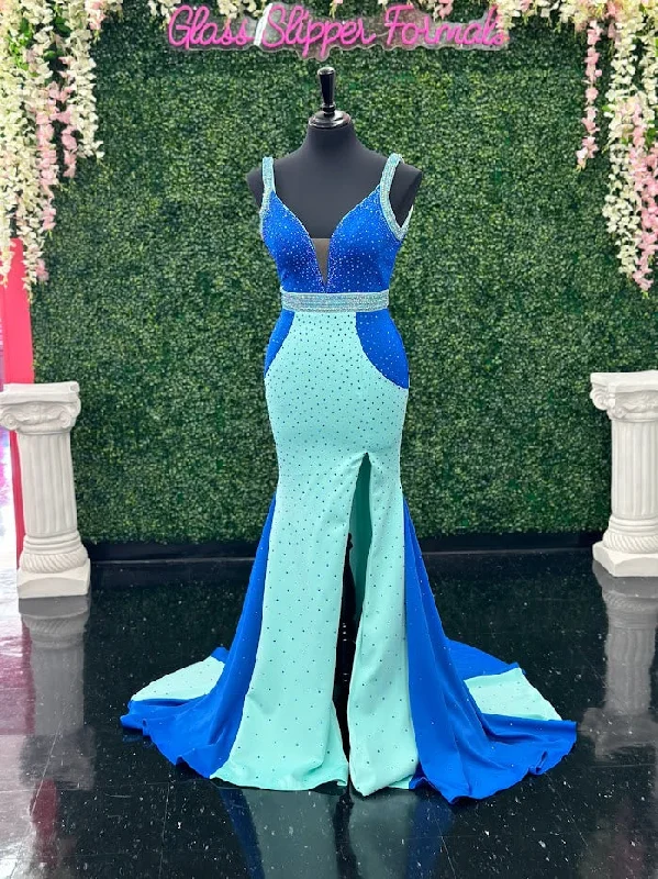Shop Sales Johnathan Kayne 2628 Size 4 Long Fitted Scuba Pageant Dress Crystal Slit Train Gown Prom Shop Sales Johnathan Kayne 2628 Size 4 Long Fitted Scuba Pageant Dress Crystal Slit Train Gown Prom