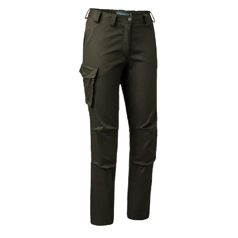 Trend Setting Wardrobe Deerhunter Womens Traveler Trousers Rifle Green