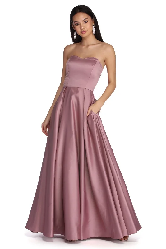 Sophisticated Fashion Renee Strapless Sweetheart Ball Gown