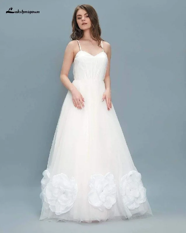 Limited - Edition Drops Roycebridal A line Flower Wedding Dresses Off Shoulder