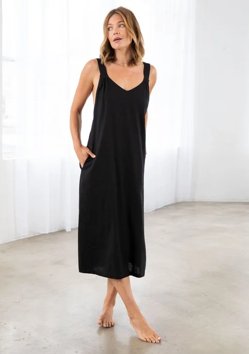 First Order Discount Open Back Midi Dress