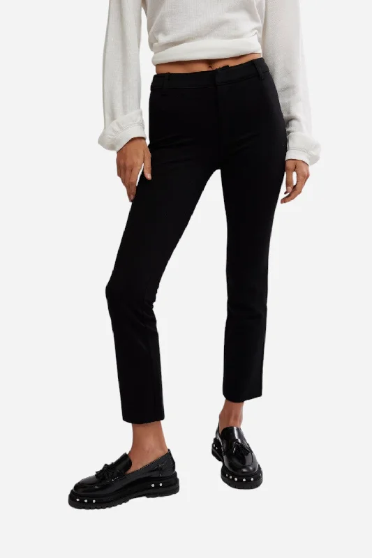 Exquisite Craftsmanship Free People Molly Slim Pant in Black