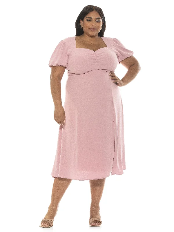 Elegant Ensemble Gracie Midi Dress - Plus Size