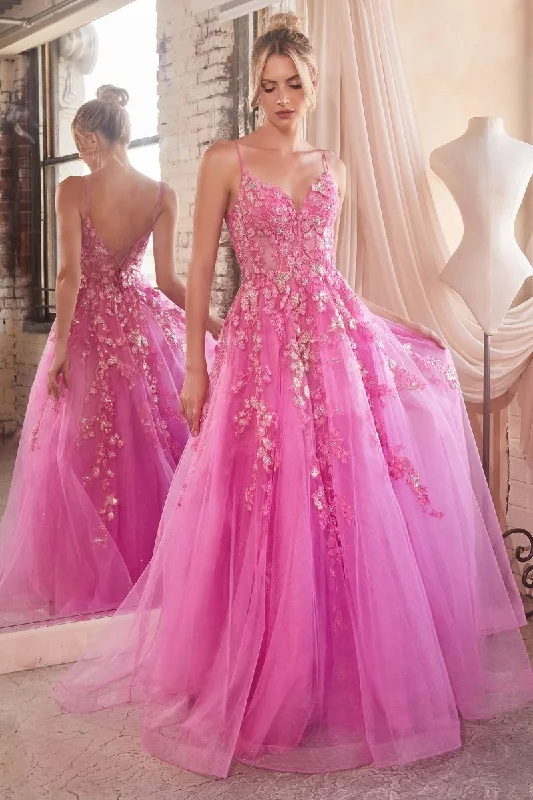 Elevate Your Wardrobe Andrea & Leo Couture CM347 Size 2 Pink Sheer Lace Sequin Ballgown Prom Dress Corset A Line Gown Elevate Your Wardrobe Andrea & Leo Couture CM347 Size 2 Pink Sheer Lace Sequin Ballgown Prom Dress Corset A Line Gown