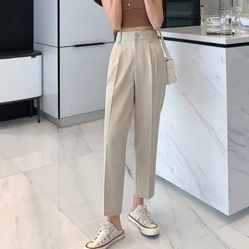 Fresh Styles, Fresh Deals Women's High Waist Straight Pants