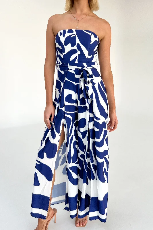 Special Occasion Wear SOUMYA JUMPSUIT - NAVY