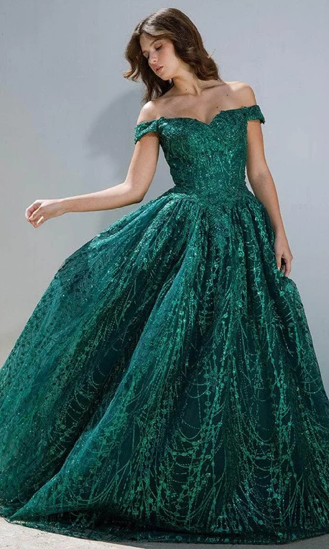Attire Sale Eureka Fashion 9778 - Off-Shoulder Sweetheart Ballgown