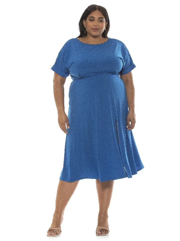 Romantic Flair Lana Midi Dress - Plus Size
