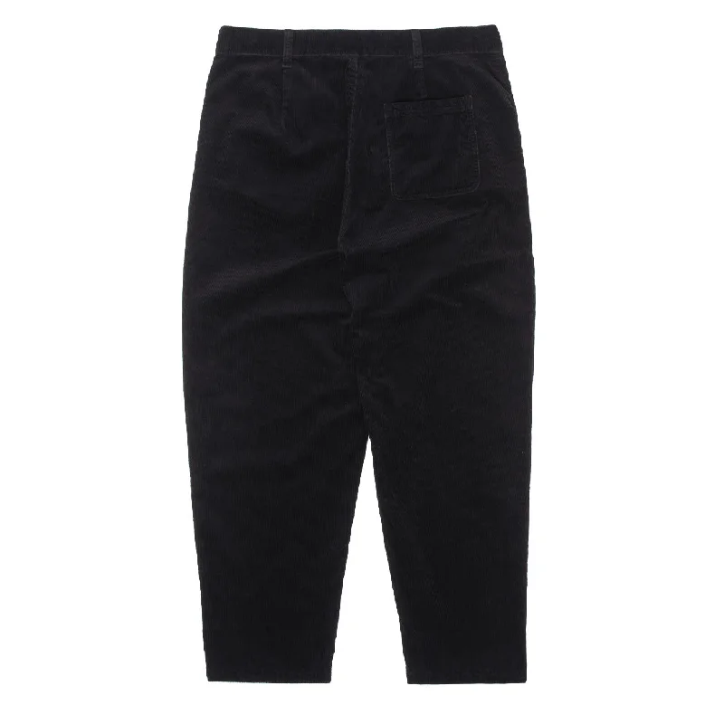 Evening Elegance Sunspel Womens Corduroy Trousers Black