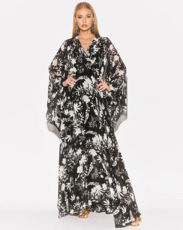 Flash Sale Fever Sunset Maxi Dress - Dahlia Black