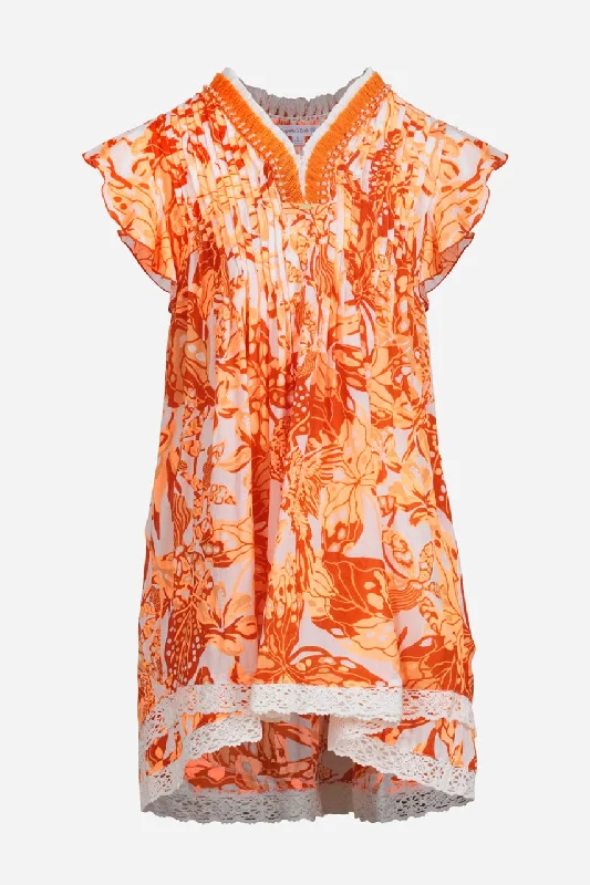 Evening Elegance Kids Mini Dress Sasha - Orange Jengel