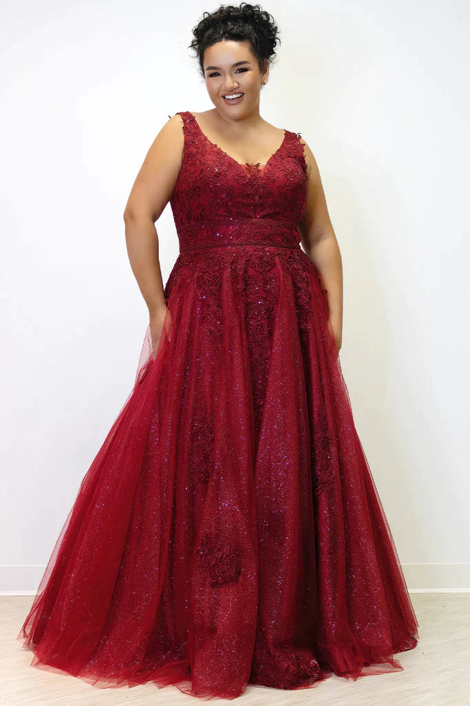 Romantic Date - Night Ensemble Sydney's Closet SC7358 Size 28 Black Lace Prom Dress Plus Sized Ballgown glitter sparkle Skirt Romantic Date - Night Ensemble Sydney's Closet SC7358 Size 28 Black Lace Prom Dress Plus Sized Ballgown glitter sparkle Skirt