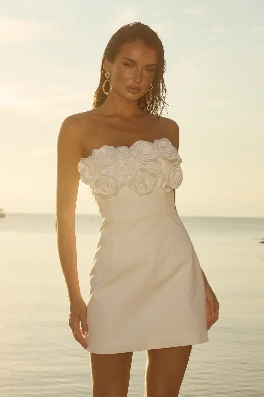 Winter Warm - Up Sale AVERIE MINI DRESS - IVORY
