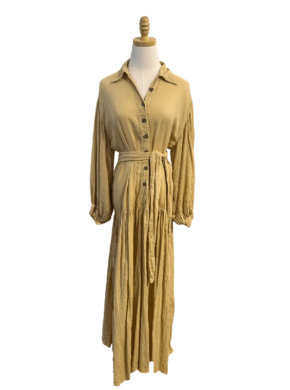 Update With Cottagecore Styles Fortress Maxi Dress in Olive