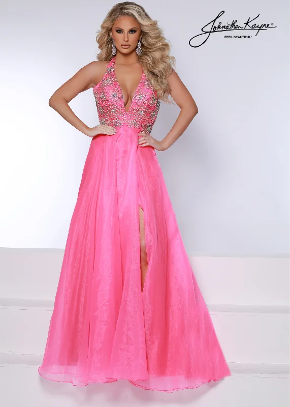 Big Savings On Rustic Countryside Styles Johnathan Kayne 2676 Size 2 Neon Pink A Line Halter Maxi Slit Prom Dress Backless Pageant Gown Crystal Big Savings On Rustic Countryside Styles Johnathan Kayne 2676 Size 2 Neon Pink A Line Halter Maxi Slit Prom Dress Backless Pageant Gown Crystal