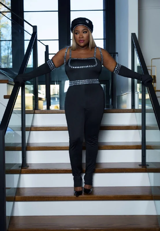 Chic Sophistication Shine On my Own Jumpsuit