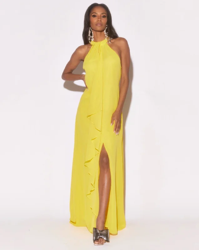 Vintage Inspired Fashion Sale Aphrodite Maxi Dress - Yellow