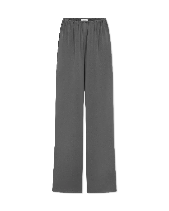 Sleek Design Doreen Silk Wide Leg Pant