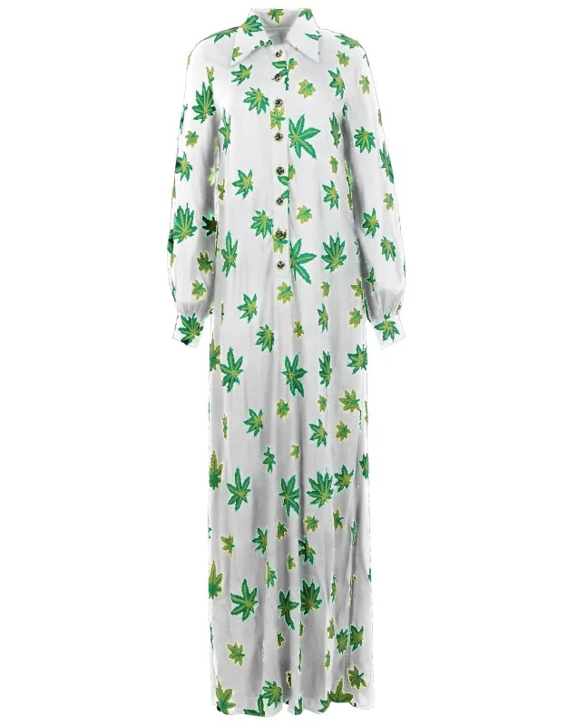 Save Big Party Girl Maxi Dress - Good Times White