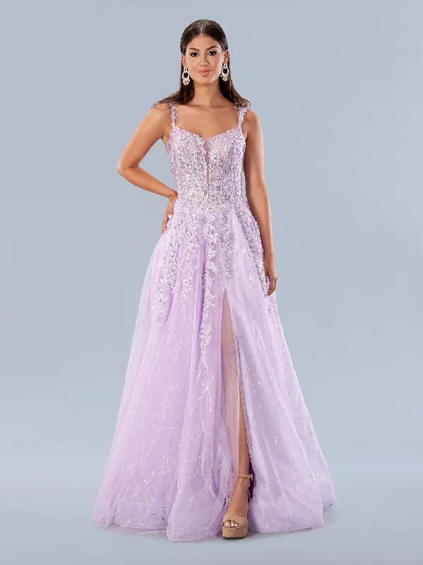 Trendy Women's Wear Stella Couture 24199 Size 6 Lilac Long A Line Sheer lace Corset Prom Dress Maxi Slit Sequin Formal Gown Trendy Women's Wear Stella Couture 24199 Size 6 Lilac Long A Line Sheer lace Corset Prom Dress Maxi Slit Sequin Formal Gown