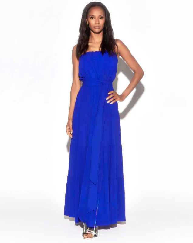 Discover Promotions Makena Maxi Dress - Royal