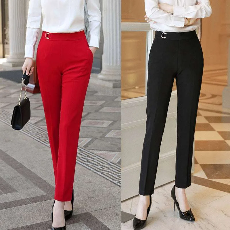 Latest Fashion Women's Slim Cropped Trousers