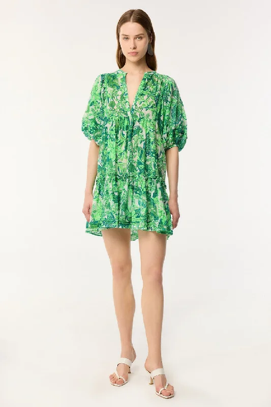 Limited Time Offer Mini Dress Aria - Green Jengel