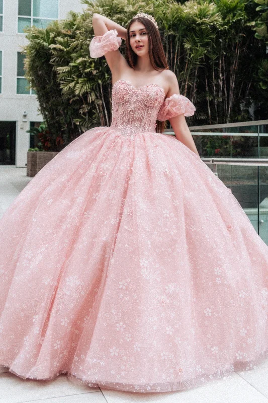 Big Discounts Strapless Puff Sleeve Ball Gown by GLS Gloria GL3505