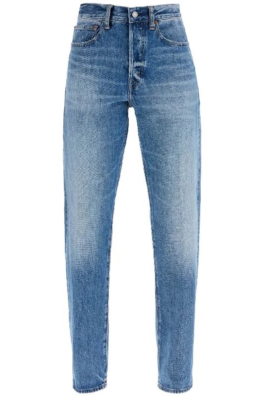 Charming Silhouette Polo Ralph Lauren Women's blue High-Waisted Straight Women's Jeans