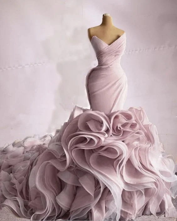 Stylish Savings Organza Mermaid Wedding Dress  Prom Evening Gown  cg16722