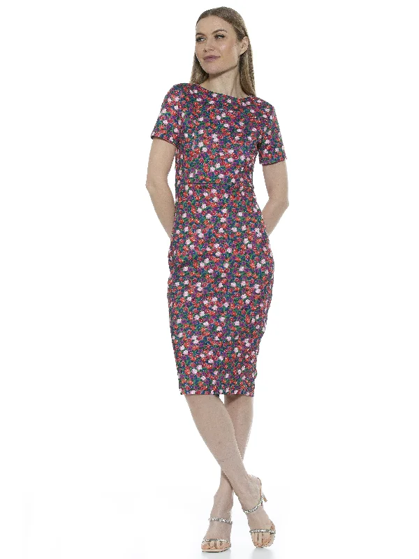 Sophisticated Outfits Scuba Midi Dress