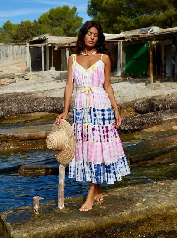 Feminine Soft - Hued Look Holi Midi Dress