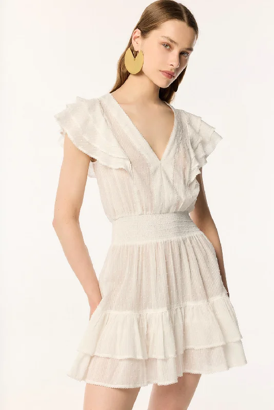 Trend Alert Mini Dress Camila - Natural White