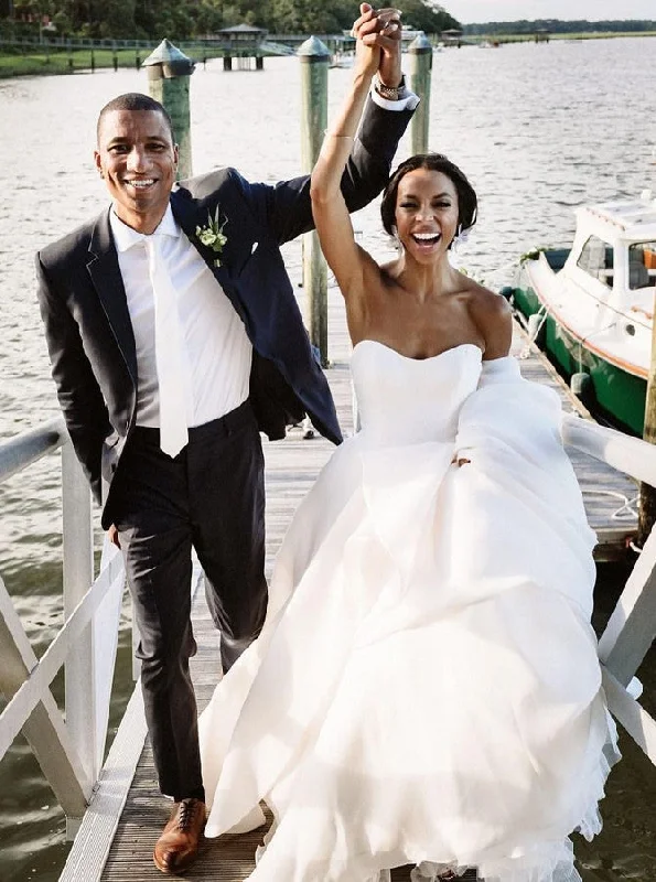 Hot Styles Sweetheart Ivory Wedding Dresses, Simple A-line Beach Bridal Gown OW621 Hot Styles Sweetheart Ivory Wedding Dresses, Simple A-line Beach Bridal Gown OW621