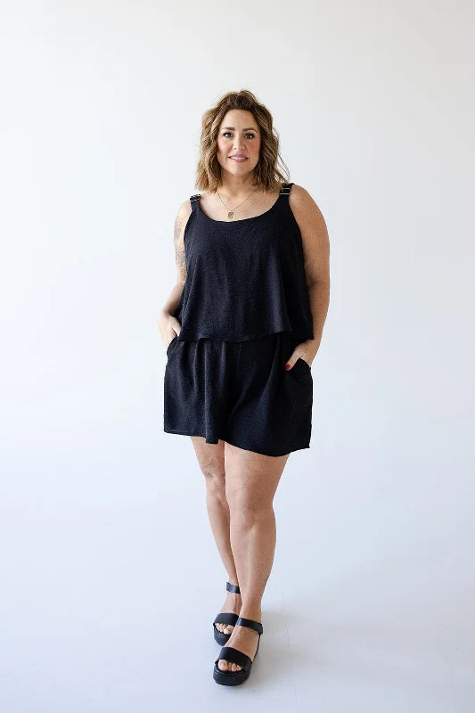 End Of Month Blowout TEXTURED LIGHTWEIGHT ROMPER