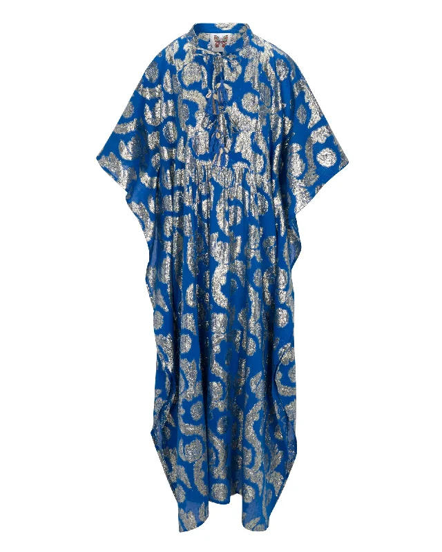 Fashion Sale Palm Springs Caftan Maxi Dress - Ocean Blue